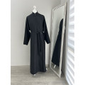 Cassock with grape embroidery - Inner cassock in gabardine - Summer cassock