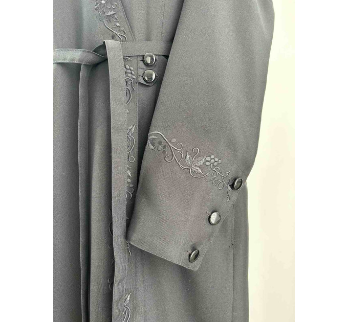 Cassock with grape embroidery - Inner cassock in gabardine - Summer cassock