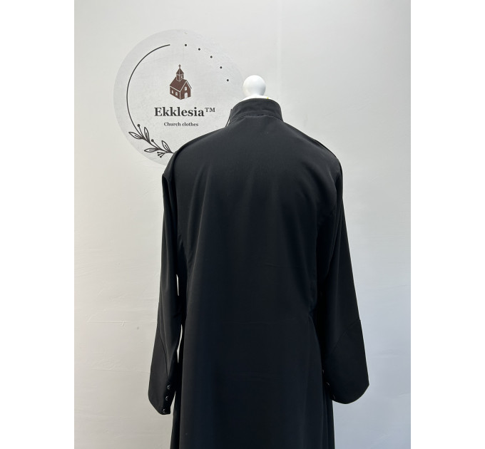 Basic St Petersburg style cassock for priest - Orthodox cassock for seminarian
