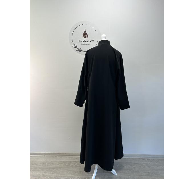 Basic St Petersburg style cassock for priest - Orthodox cassock for seminarian