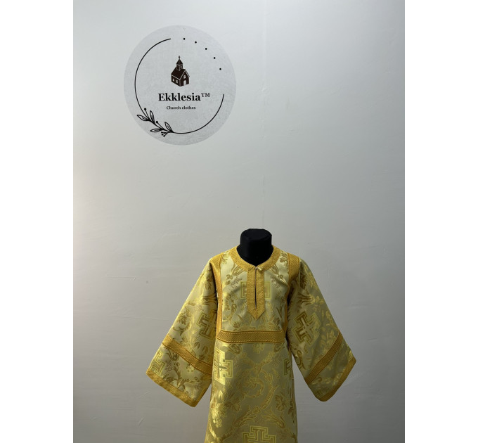 Church child's sticharion (up to 150 cm height) - Orthodox church Altar boy robe