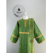 Deacon's Orthodox vestment set - Liturgical stichar and orarin metallic brocade