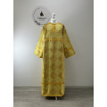Gold altar boy sticharion - Reader robe - Brocade vestment - Stikhar
