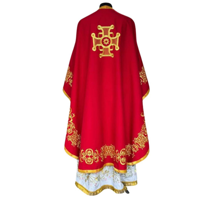 New embroidered vestment set - Vestment for priest in Greek stylechalice covers