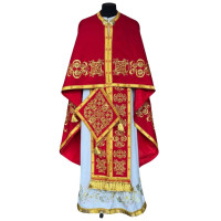 New embroidered vestment set - Vestment for priest in Greek stylechalice covers