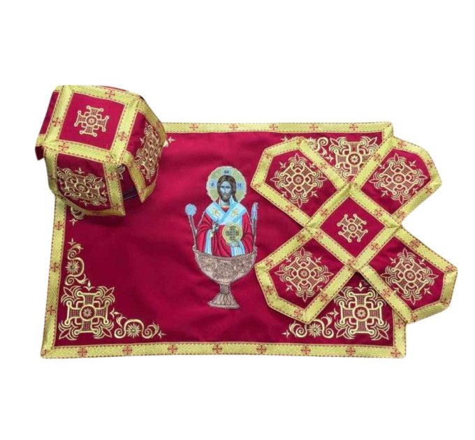 New embroidered vestment set - Vestment for priest in Greek stylechalice covers