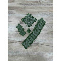 Orthodox Set of 16 embroidered crosses for Orthodox vestment