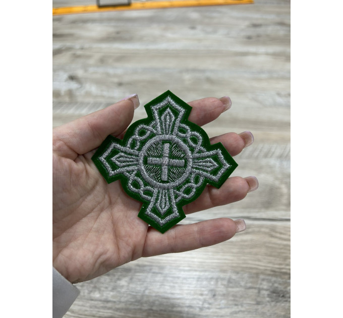 Orthodox Set of 16 embroidered crosses for Orthodox vestment