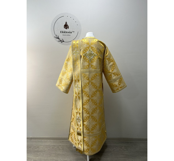 Orthodox vestment for deacon - Stichar, orar, and cuffs - Deacon liturgical set