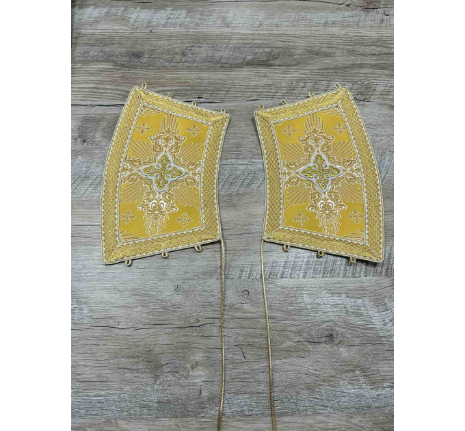 Orthodox vestment for deacon - Stichar, orar, and cuffs - Deacon liturgical set