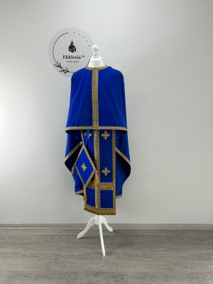 Summer vestment for priest in cottone - Greek style light vestment set