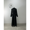 Embroidered inner cassock - Orthodox black cassock - Light summer cassock