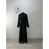 Embroidered inner cassock - Orthodox black cassock - Light summer cassock