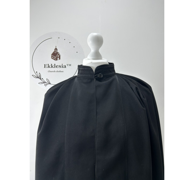 Monastic mantle - Monk robe with a long train - Monastic tonsure mantle in silk