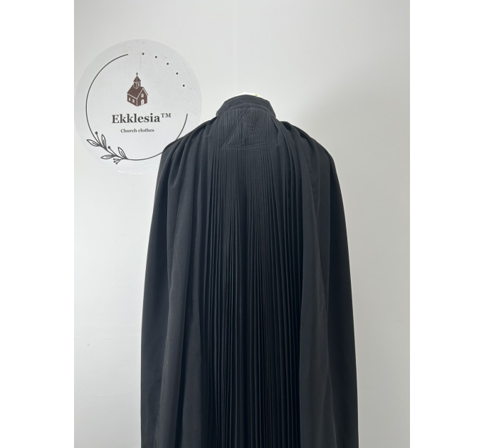 Monastic mantle - Monk robe with a long train - Monastic tonsure mantle in silk