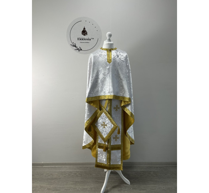 Orthodox priest vestment set - Greek-style liturgical church vestment