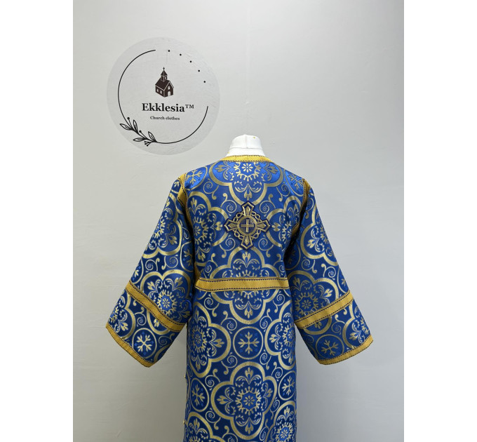Orthodox sctichar - Altar Server Reader Robe on brocade - Liturgical sticharion
