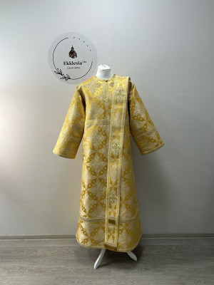 Orthodox vestment for deacon - Stichar, orar, and cuffs - Deacon liturgical set