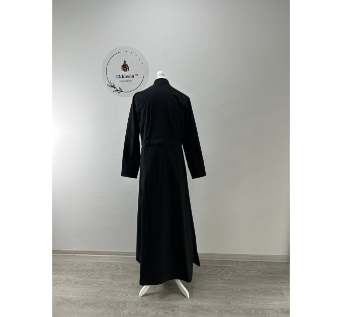 Winter cassock in Greek style - Inner cassock in suit wool - Warm cassock
