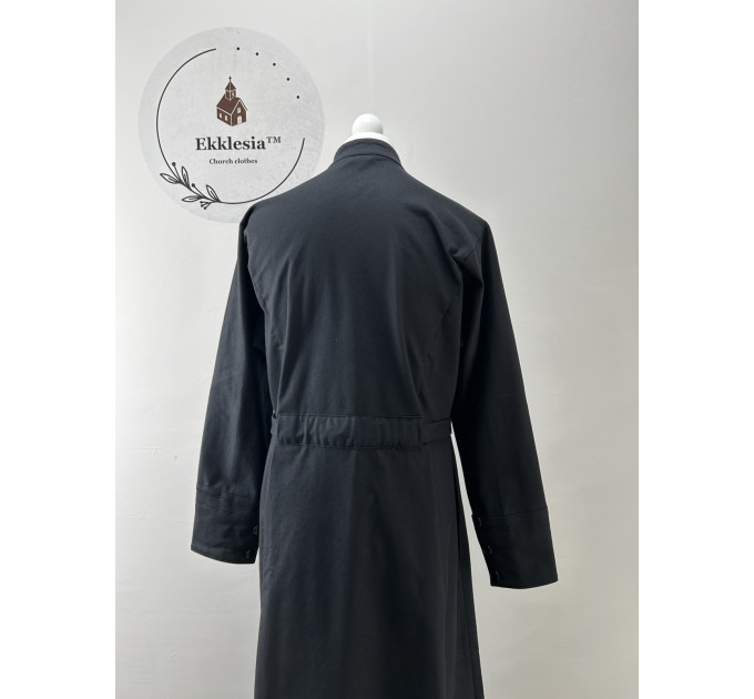 Winter cassock in Greek style - Inner cassock in suit wool - Warm cassock