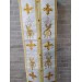 Priest's embroidered stole and cuffs - White communion set - Orthodox gift idea