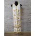 Priest's embroidered stole and cuffs - White communion set - Orthodox gift idea