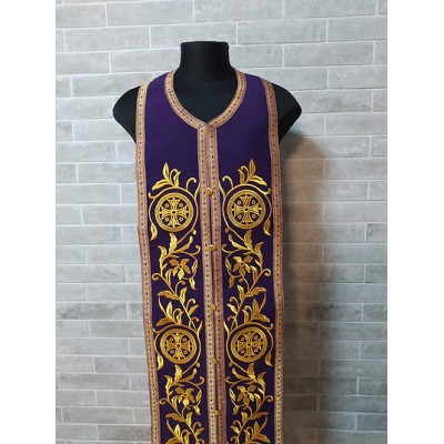 All colors embroidered Communion set - Stole and cuffs - Priest's set - Orthodox set