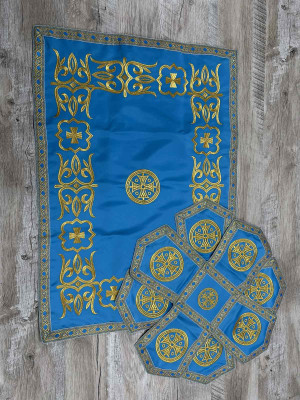 Chalice Covers machine embroidery - Aer and chalices for communion set