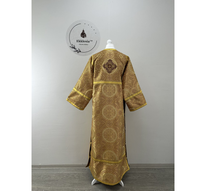 Orthodox sctichar - Reader Robe - Gold altar server boy robe