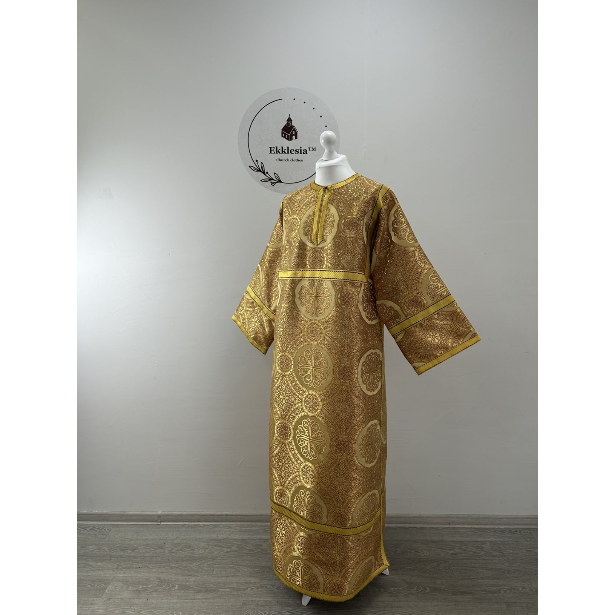 Orthodox sctichar - Reader Robe - Gold altar server boy robe