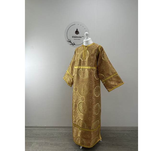 Orthodox sctichar - Reader Robe - Gold altar server boy robe