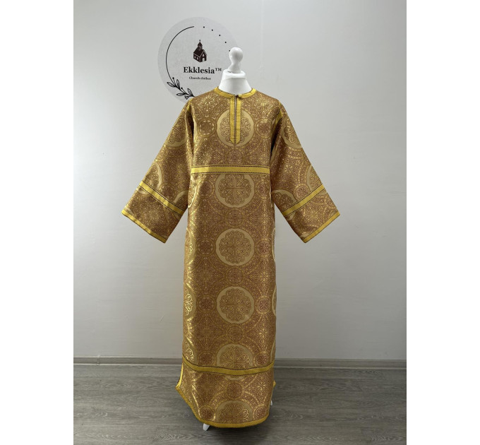 Orthodox sctichar - Reader Robe - Gold altar server boy robe