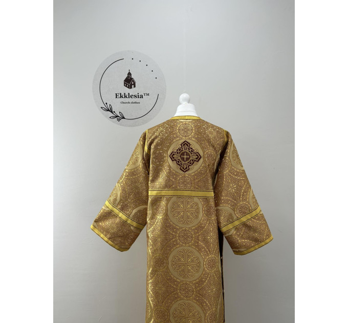Orthodox sctichar - Reader Robe - Gold altar server boy robe