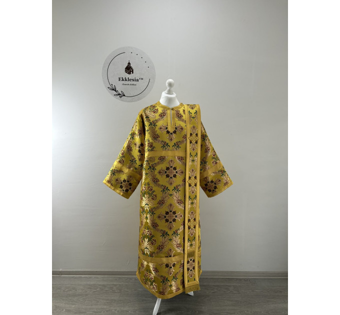 Orthodox vestment - Stichar, orar, cuffs - Stikharion and orarion for deacon