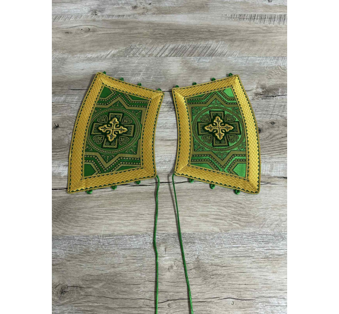 Orthodox vestment set for deacon - Liturgical stichar and orar in brocade