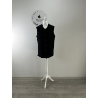 Winter Vest with pockets - Waistcoat in wool - Warming vest for cold season