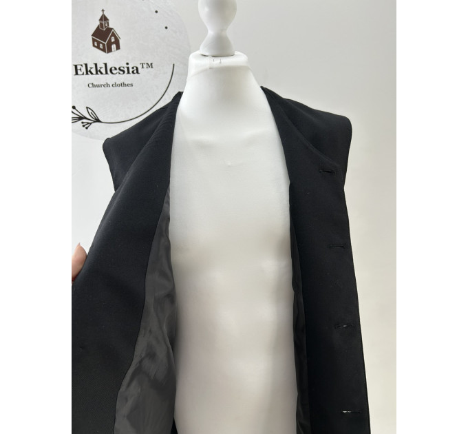 Winter Vest with pockets - Waistcoat in wool - Warming vest for cold season