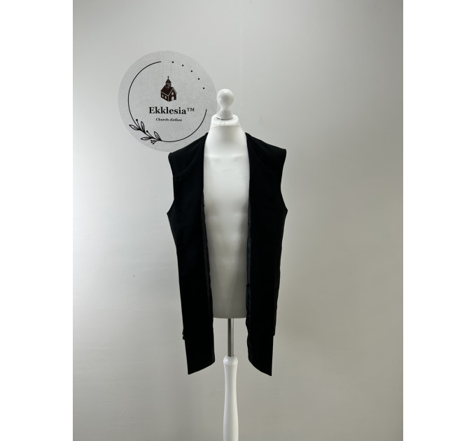 Winter Vest with pockets - Waistcoat in wool - Warming vest for cold season