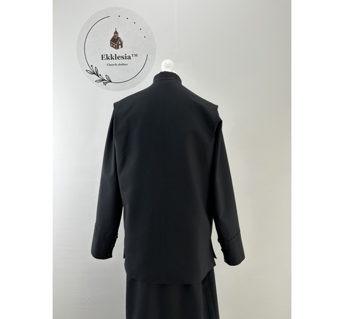 Winter set: inner cassock and vest - Cassock in Greek style for cold season