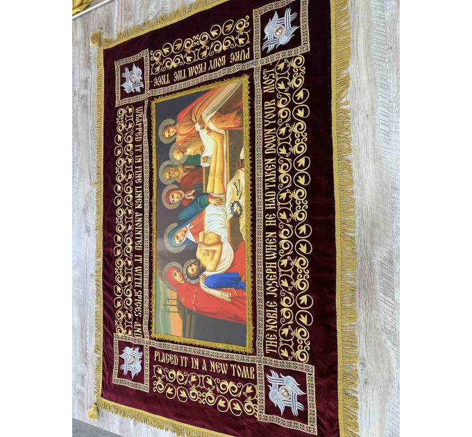 Easter Shroud for Epitaph processions - Paskha cover - Pascha blanket - Easter Shroud