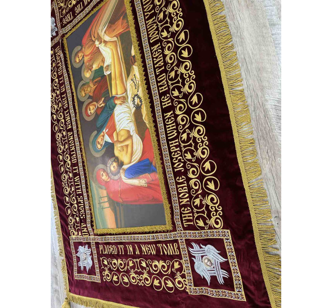 Easter Shroud for Epitaph processions - Paskha cover - Pascha blanket - Easter Shroud