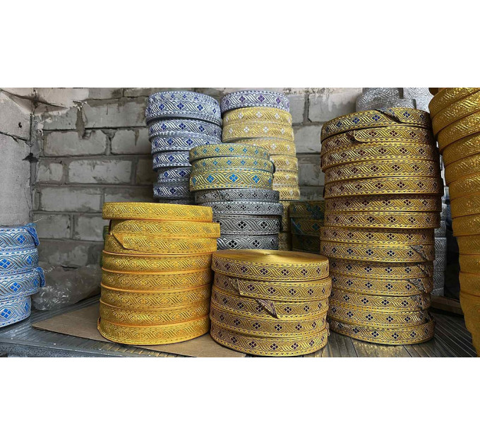 Feather Church galoon 2,5 cm  4 cm 1,5- Church galoon - Liturgical trim