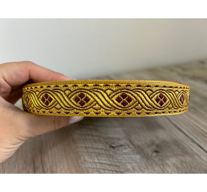 Feather Church galoon 2,5 cm  4 cm 1,5- Church galoon - Liturgical trim