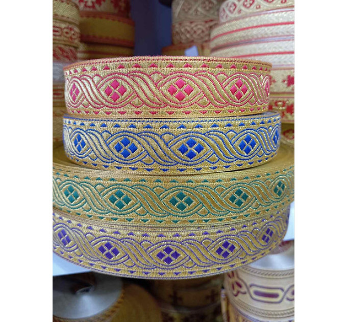 Feather Church galoon 2,5 cm  4 cm 1,5- Church galoon - Liturgical trim