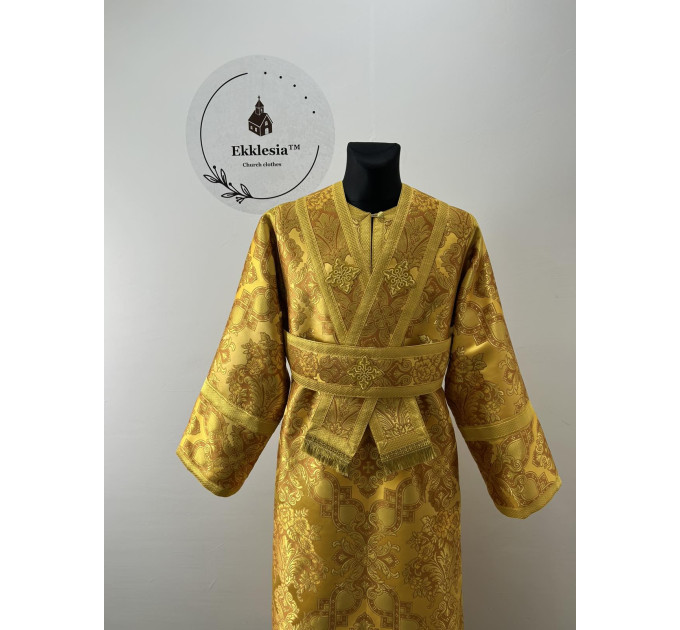 Gold stichar, orar for subdeacon - Liturgical vestmet - Atral boy robe
