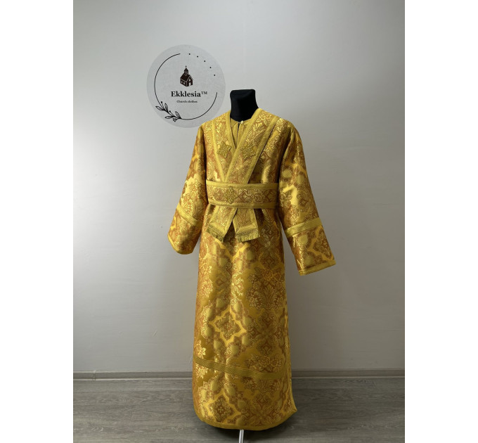Gold stichar, orar for subdeacon - Liturgical vestmet - Atral boy robe