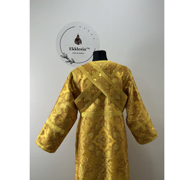 Gold stichar, orar for subdeacon - Liturgical vestmet - Atral boy robe