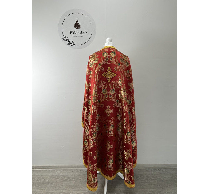 Greek brocade vestment - Priest robe - Orthodox liturgical Lent vestments