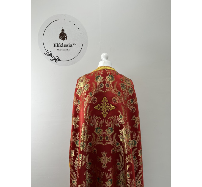 Greek brocade vestment - Priest robe - Orthodox liturgical Lent vestments