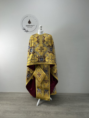Greek style vestment for priest - Orthodox liturgical vestment in brocade